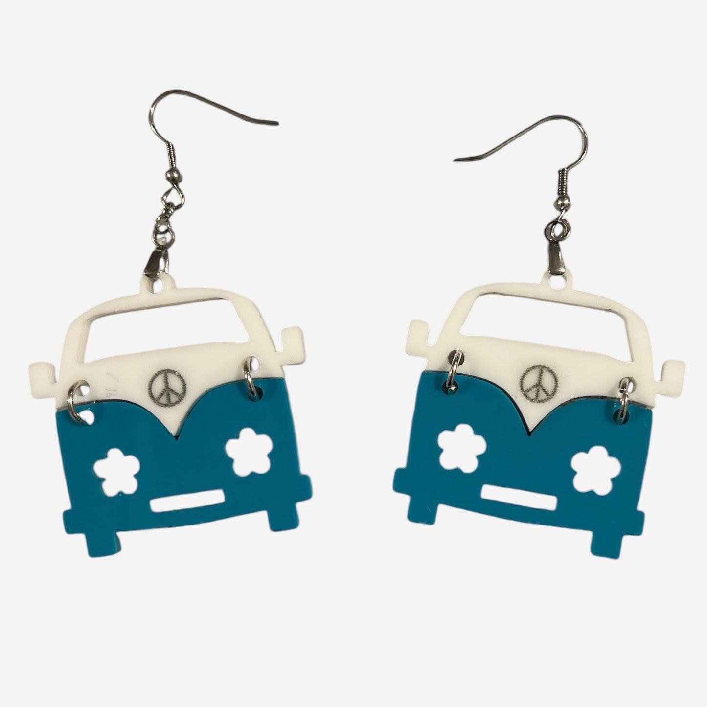 Retro Vanlife VHippie Van Camper Bus Van Earrings