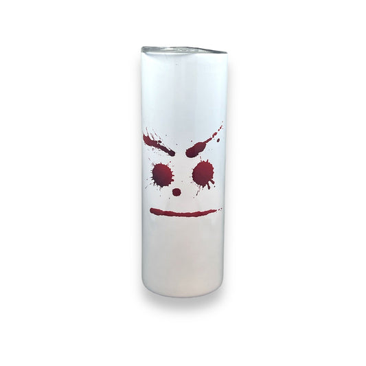 Crime Face Tumbler 20oz Blood Spatter