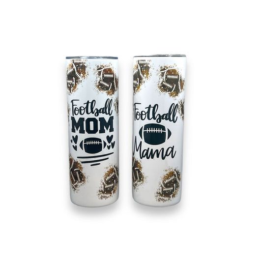 FootBall Mom Mama Tumbler 20oz