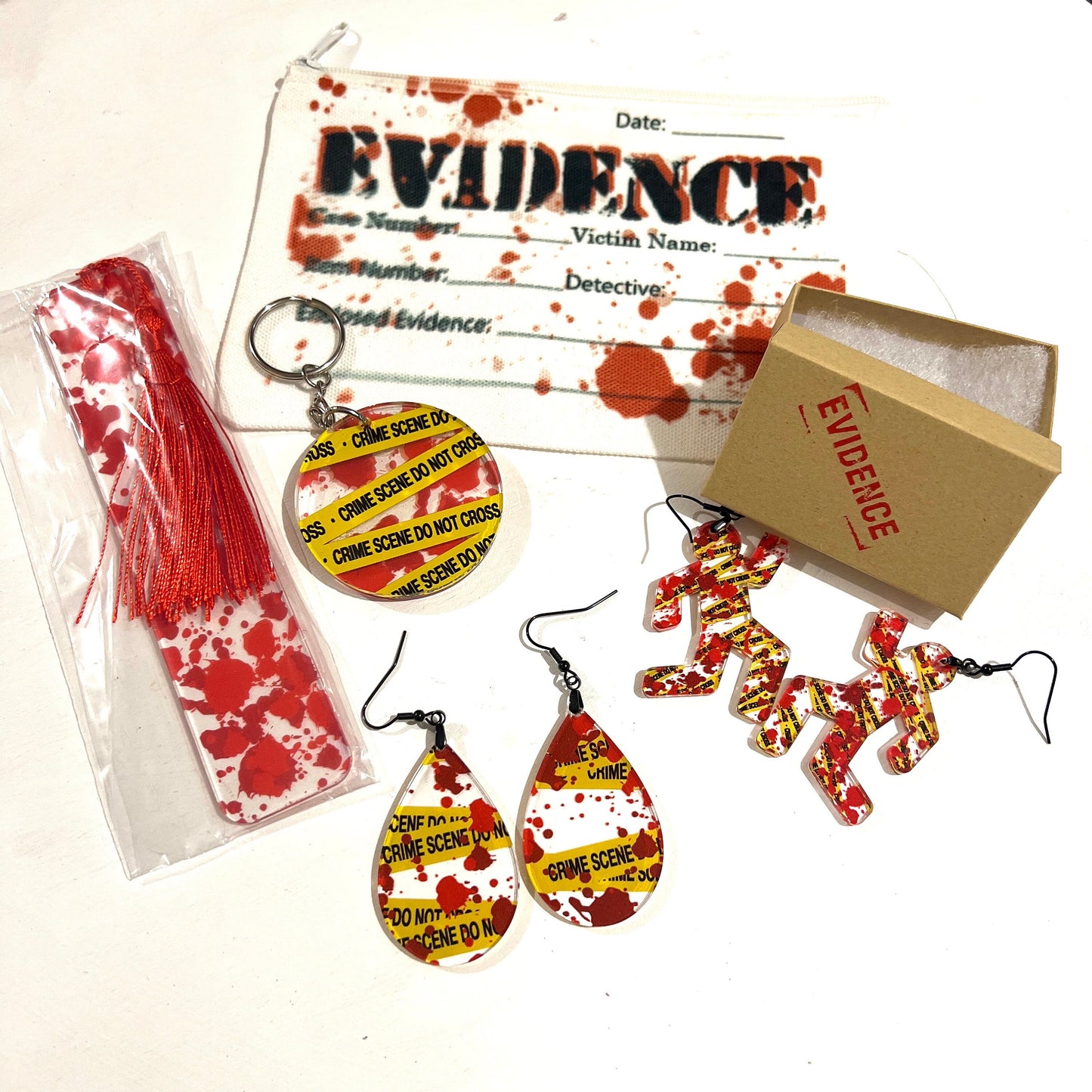 Crime Gift Set, FREE SHIP, Limited Supply! True Crime Gift Set, CSI, Crime Scene