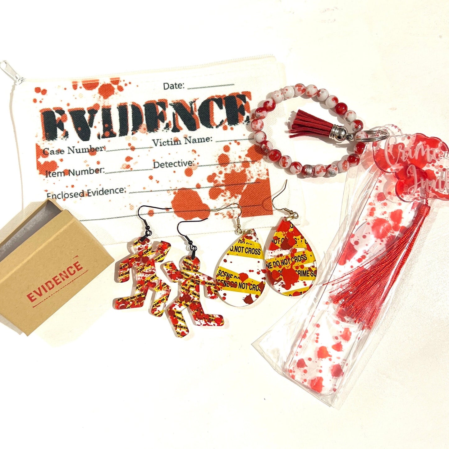 Crime Gift Set, FREE SHIP, Limited Supply! True Crime Gift Set, CSI, Crime Scene