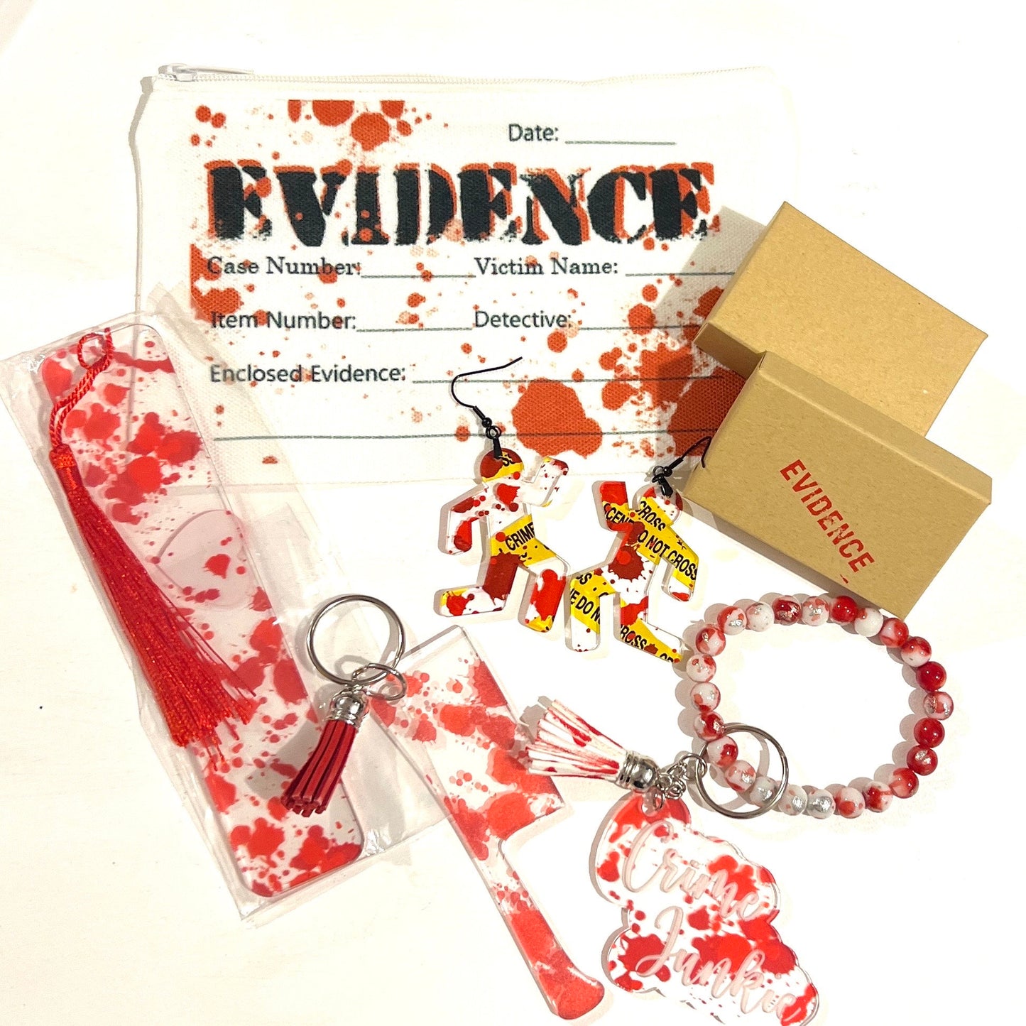 Crime Gift Set, FREE SHIP, Limited Supply! True Crime Gift Set, CSI, Crime Scene